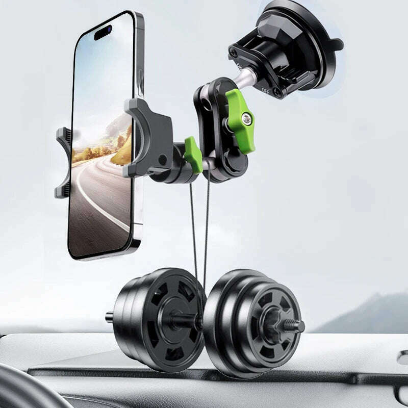 Lanparte High Quality Suction Car Phone Holder Mobile Phone Mount for iPhone 15 Pro Max for Huawei P60 Pro Phone Accessories - KIMLUD