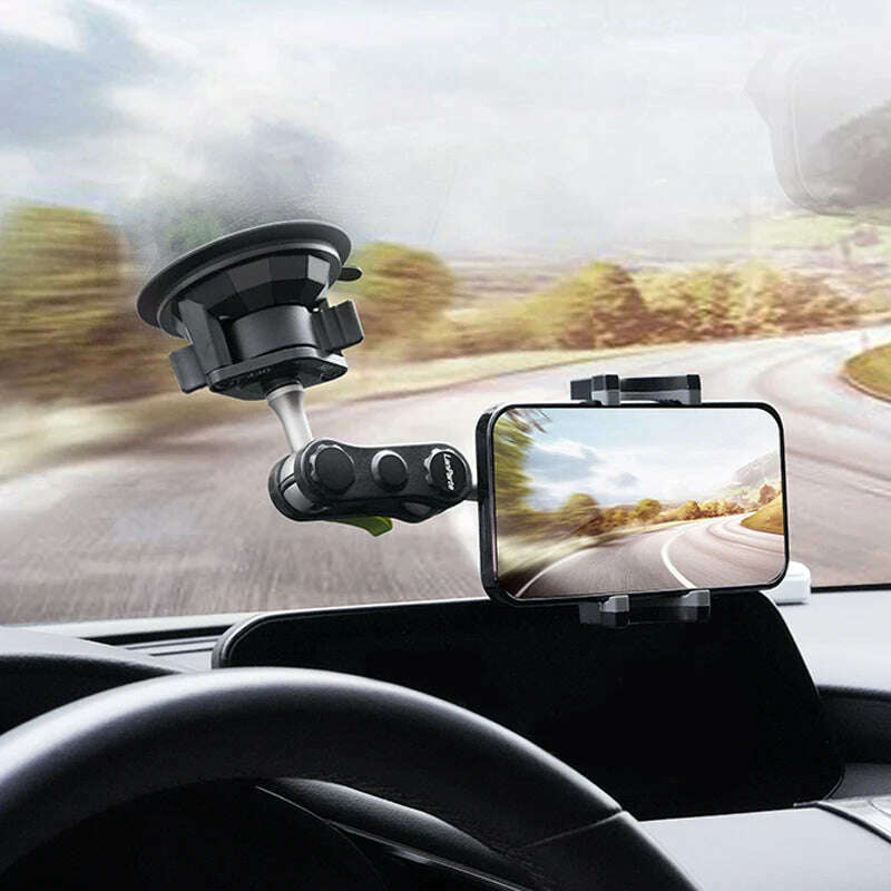 Lanparte High Quality Suction Car Phone Holder Mobile Phone Mount for iPhone 15 Pro Max for Huawei P60 Pro Phone Accessories - KIMLUD