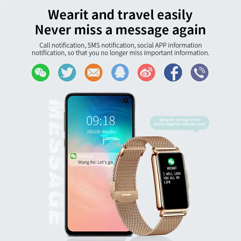 LIGE New Sports Smart Watch Women Physiological Function Reminder Fitness Bracelet Waterproof Custom Dial Ladies Smartwatch Men - KIMLUD