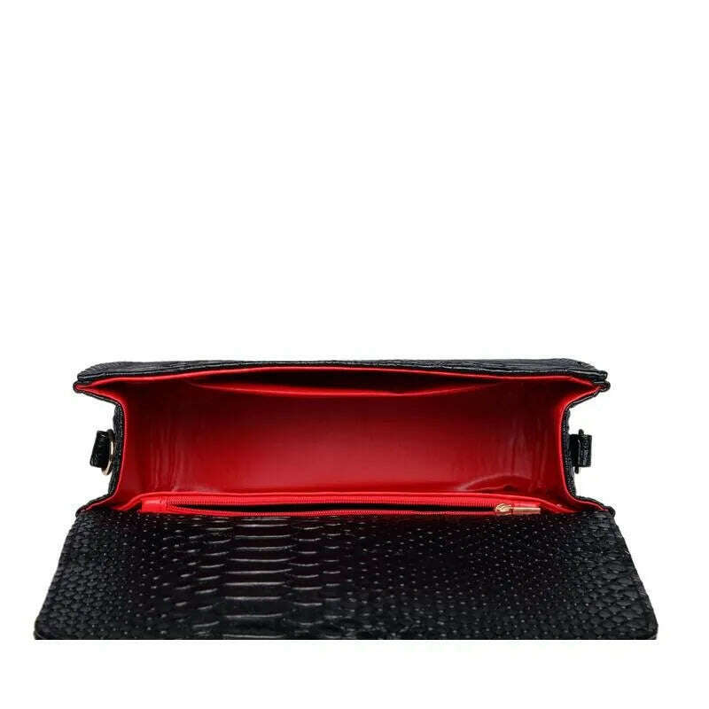 Luxury Handbags Women's Bags Brand Fashion V Chain Shoulder Crossbody Bags For Women Sac A Main Femme De Marque Luxe Cuir 2023 - KIMLUD