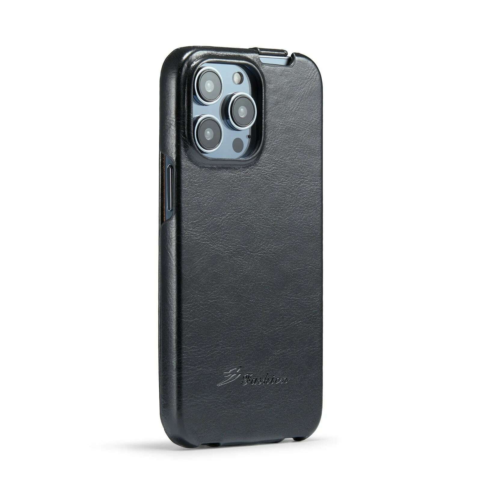 KIMLUD, Luxury R64 Genuine Leather Flip Case For iPhone 16 15 14 13 12 11 Pro Max 7 8 X XS XR XS Cover, KIMLUD Womens Clothes