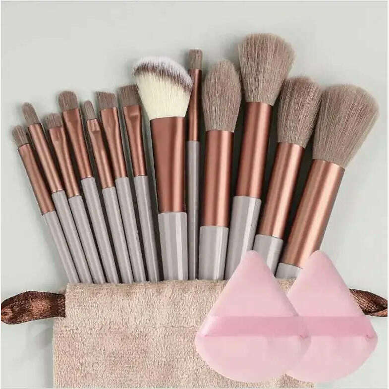 Makeup Brush Set Soft Fluffy Professiona Cosmetic Foundation Powder Eyeshadow Kabuki Blending Make Up Brush Beauty Tool Makeup - KIMLUD