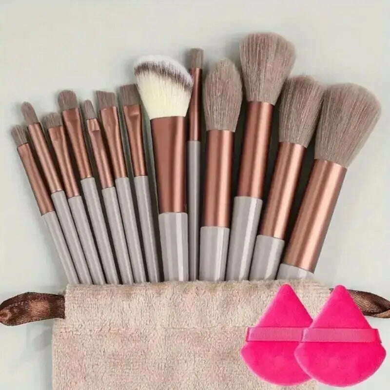 Makeup Brush Set Soft Fluffy Professiona Cosmetic Foundation Powder Eyeshadow Kabuki Blending Make Up Brush Beauty Tool Makeup - KIMLUD