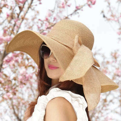 MAXSITI U Summer Straw Hats Bowknot Steamer Breathable Sun Hat Women Holiday Beach Hat Sun Protection Cap Visor Hat sombreros - KIMLUD