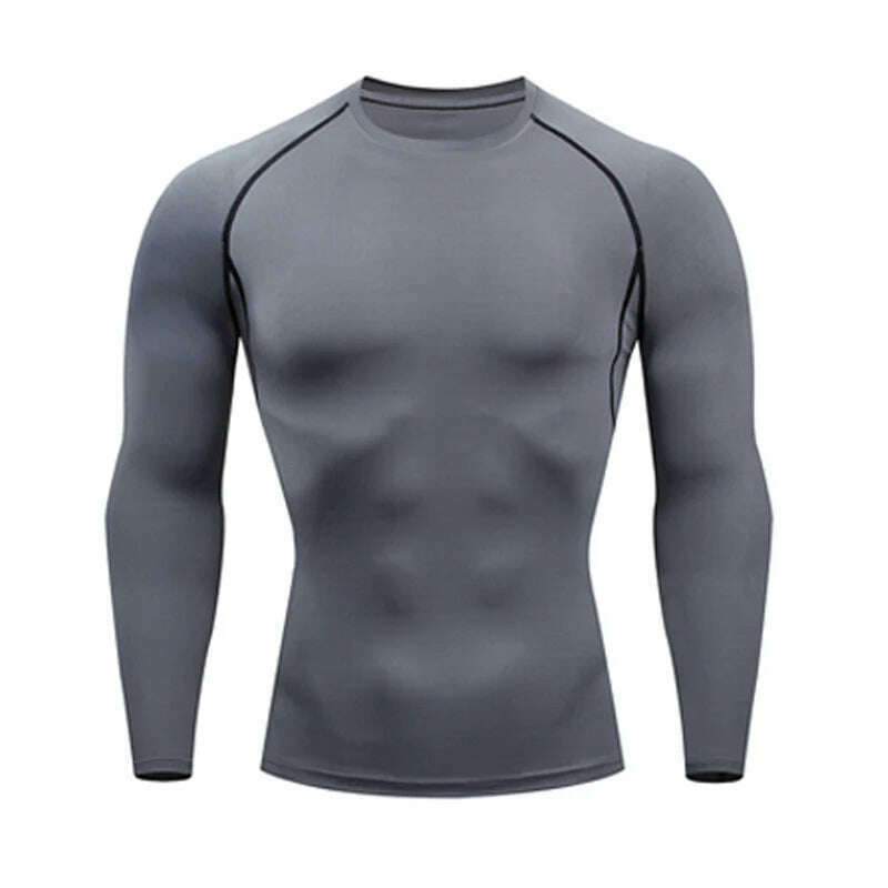 Men's Gym Clothing Short Running Man Compression tights perspiration Track suit Gym Man black T shirt Sport Pants S-XXXXL - KIMLUD