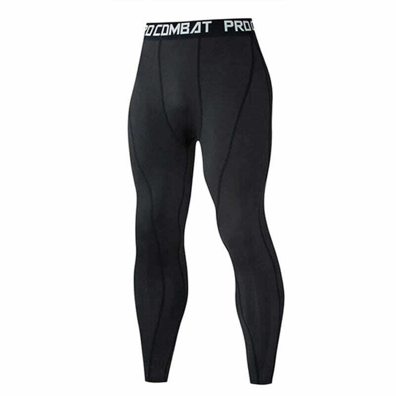 Men's Gym Clothing Short Running Man Compression tights perspiration Track suit Gym Man black T shirt Sport Pants S-XXXXL - KIMLUD