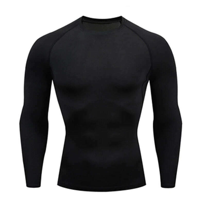 Men's Gym Clothing Short Running Man Compression tights perspiration Track suit Gym Man black T shirt Sport Pants S-XXXXL - KIMLUD