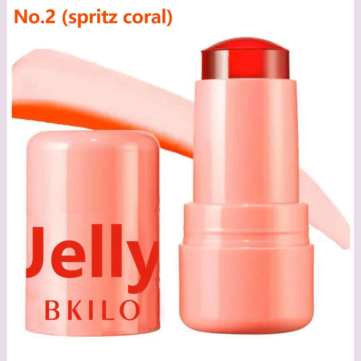 Milk Jelly Powder Blusher 3-in-1 Moisturized Blusher Stick Long Lasting Brighten Matte Facial Contour Rouge Makeup Lip Tint - KIMLUD