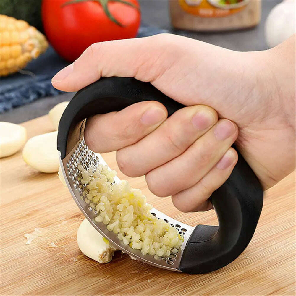 Natural Handcrafted Bamboo Bowl Flat-Bottomed Can And Garlic Stick Pounded Garlic Jar Round Pounding Garlic Mortar Wooden Grinde - KIMLUD
