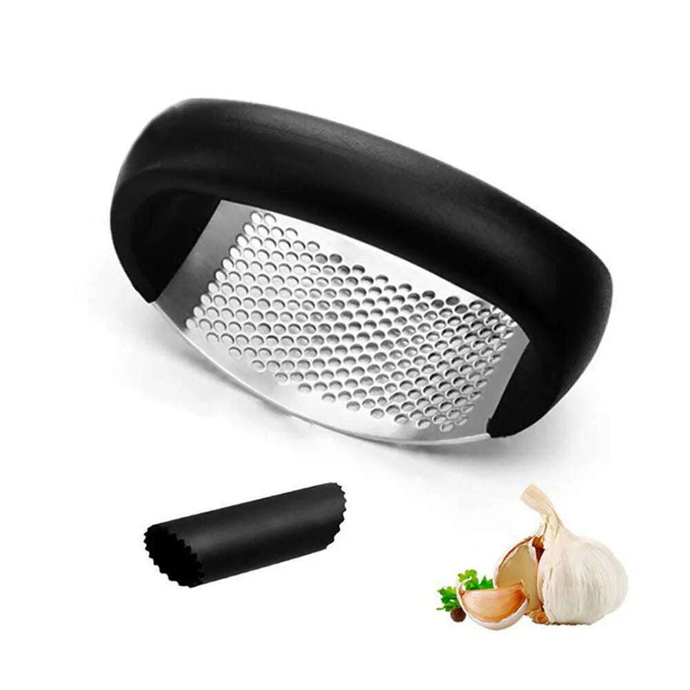 Natural Handcrafted Bamboo Bowl Flat-Bottomed Can And Garlic Stick Pounded Garlic Jar Round Pounding Garlic Mortar Wooden Grinde - KIMLUD