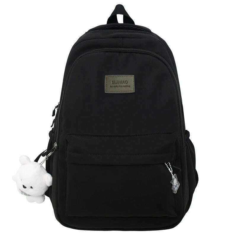 KIMLUD, New Female Fashion Men High Capacity Waterproof College Backpack Trendy Women Laptop School Bags Cute Girl Travel Book Bag Cool, KIMLUD Womens Clothes