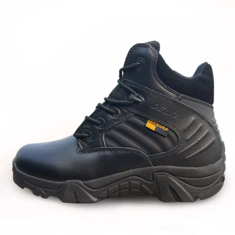New Men's Military Boots Special Forces Tactical Desert Combat Boots Lace-up Army Boots Winter Ankle Boots Men Plus Size 39-47 - KIMLUD