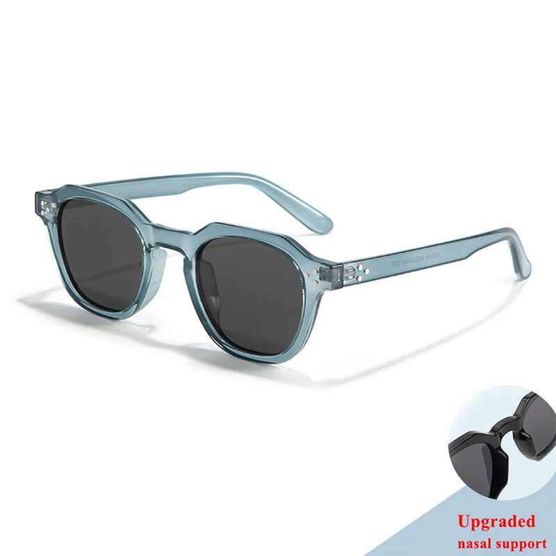 New Retro Polarized TR90 Frame Men's Sunglasses Fashion Polygon Women Sunglasses Male Outddor High Quality Travel UV400 Eyewear - KIMLUD