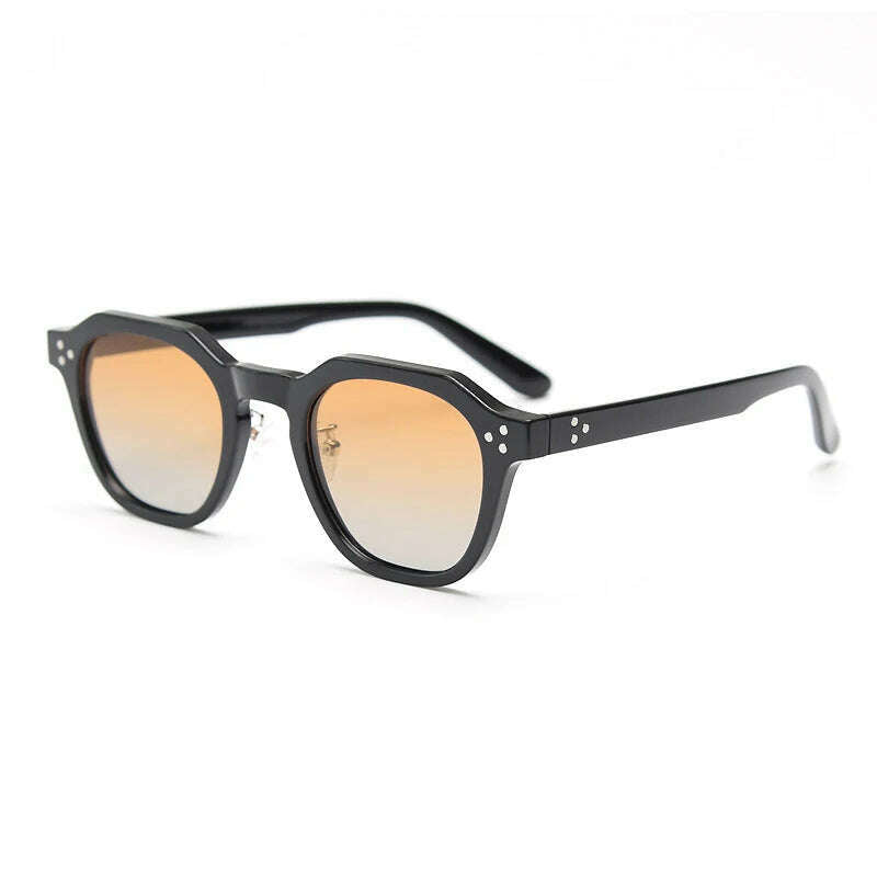 New Retro Polarized TR90 Frame Men's Sunglasses Fashion Polygon Women Sunglasses Male Outddor High Quality Travel UV400 Eyewear - KIMLUD