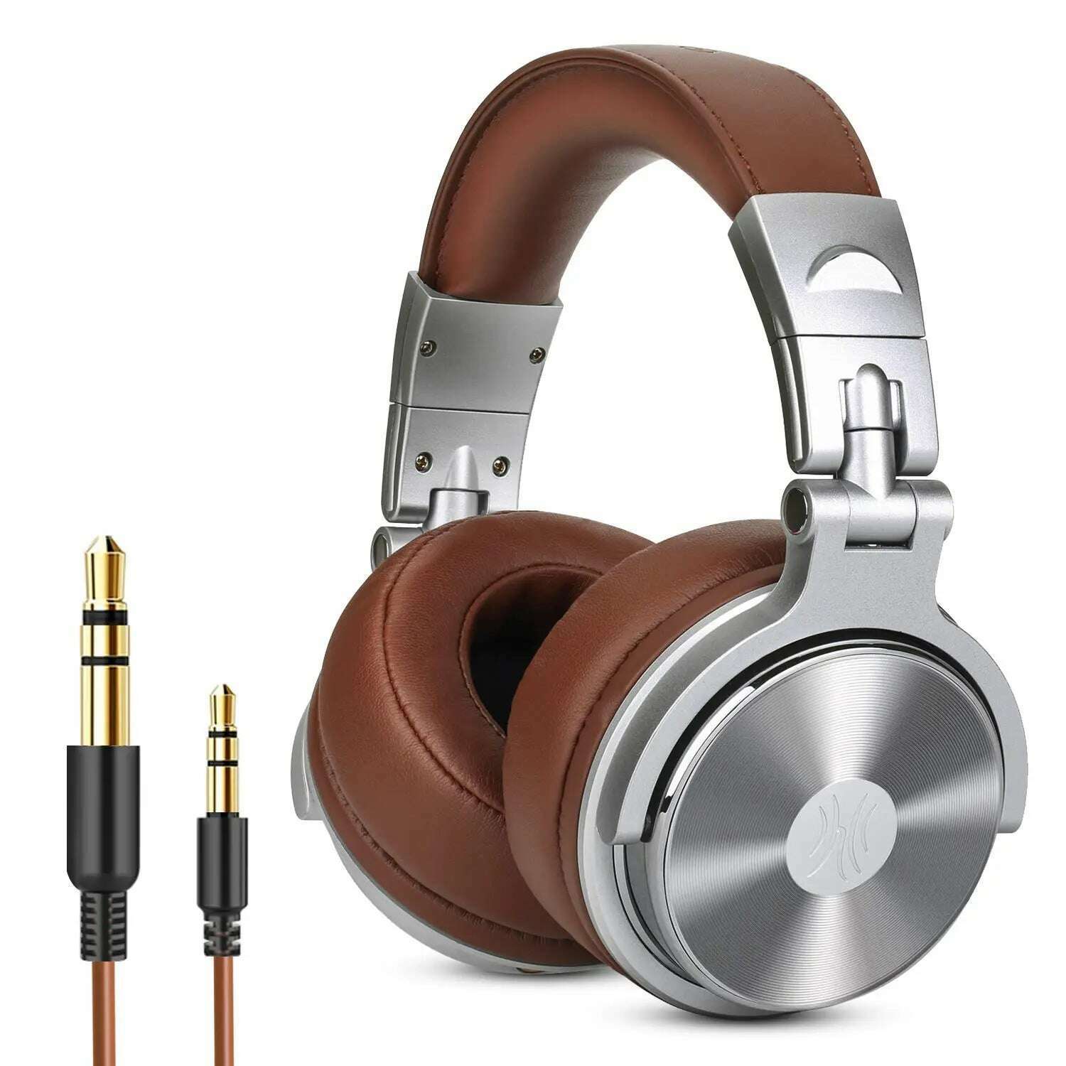 Oneodio Pro 30 Professional Studio DJ Headphones With Microphone Over Ear Wired Earphones HiFi Monitors Foldable Gaming Headset - KIMLUD