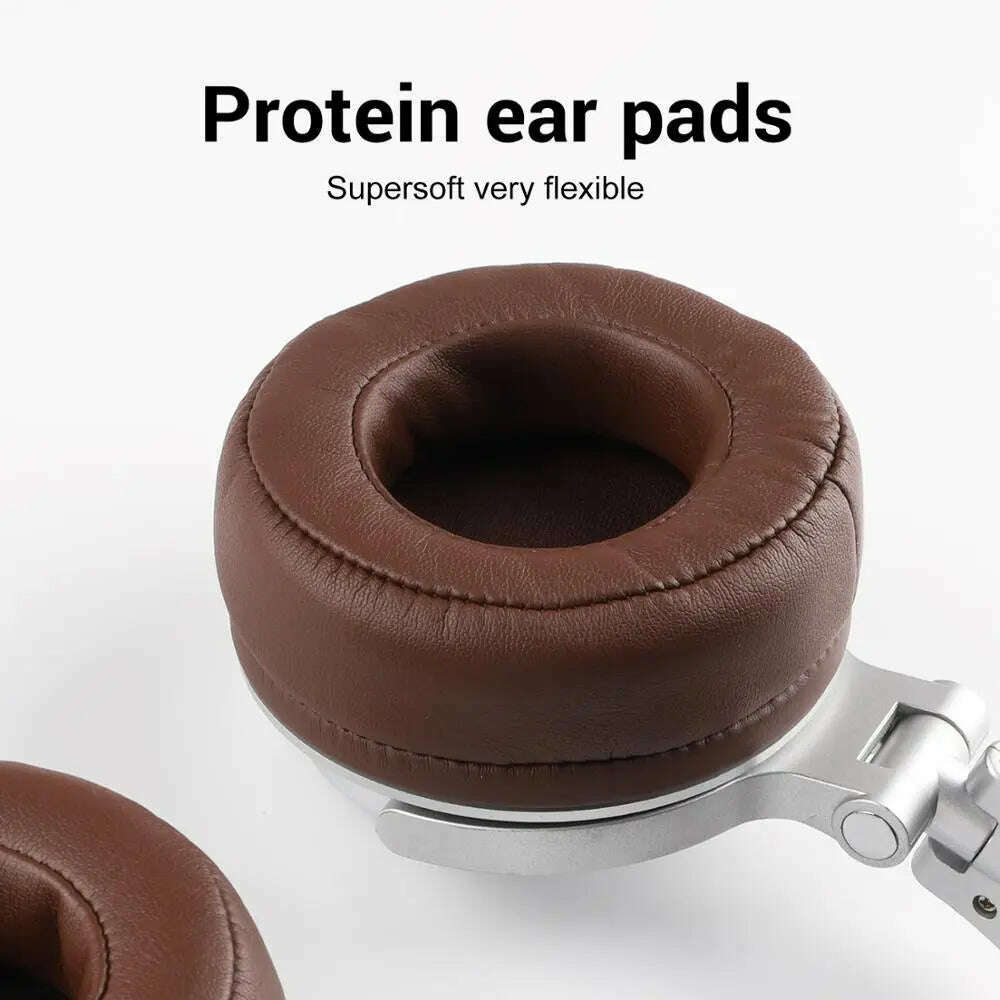 Oneodio Pro 30 Professional Studio DJ Headphones With Microphone Over Ear Wired Earphones HiFi Monitors Foldable Gaming Headset - KIMLUD