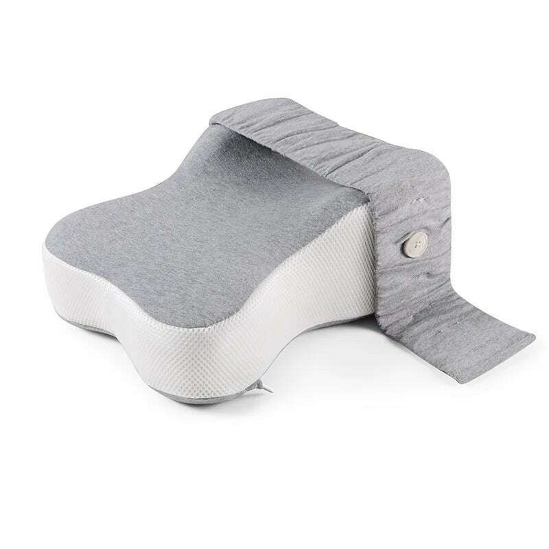 Orthopedic Slow Rebound Memory Cotton Clamp Leg Pillow Maternity Foot Pillow Strap Adjustable Side Sleeping Knee Leg Pillow - KIMLUD