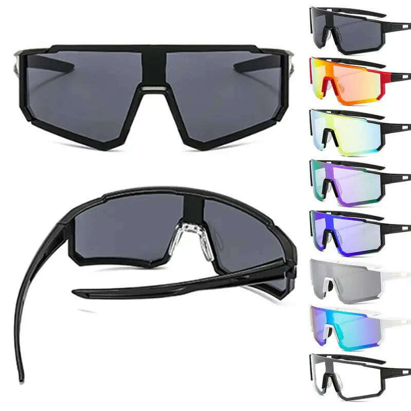 PC Bicycle Cycling Glasses Road Bike Eyewear Mountain Bicycle Sunglasses Men Women Outdoor Sports Cycling Goggles Unisex - KIMLUD