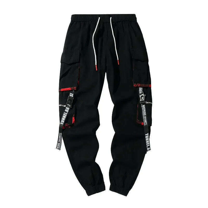 Prowow New Summer Black Hip Hop Cargo Pants Men Streetwear Cotton Joggers Fashion Sweatpants Casual Harem Trousers - KIMLUD