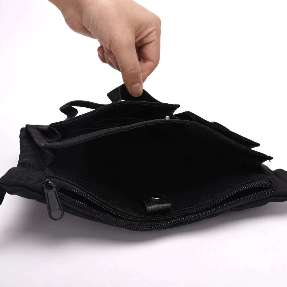 Salon Barber Scissors Bag Clips Shears Bags Hair Care Styling Tools Hairdressing Holster Pouch with Removable Belt - KIMLUD