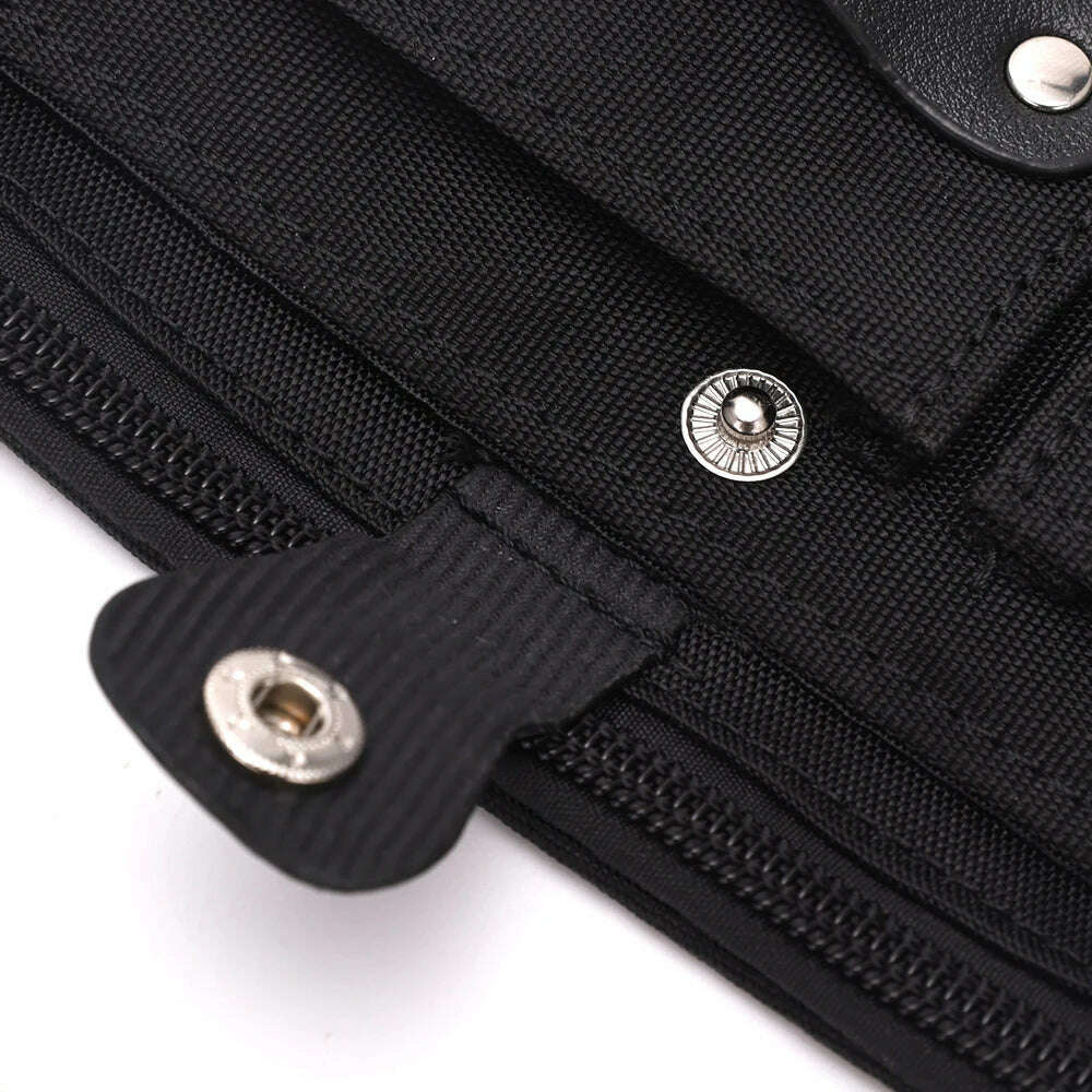 Salon Barber Scissors Bag Clips Shears Bags Hair Care Styling Tools Hairdressing Holster Pouch with Removable Belt - KIMLUD