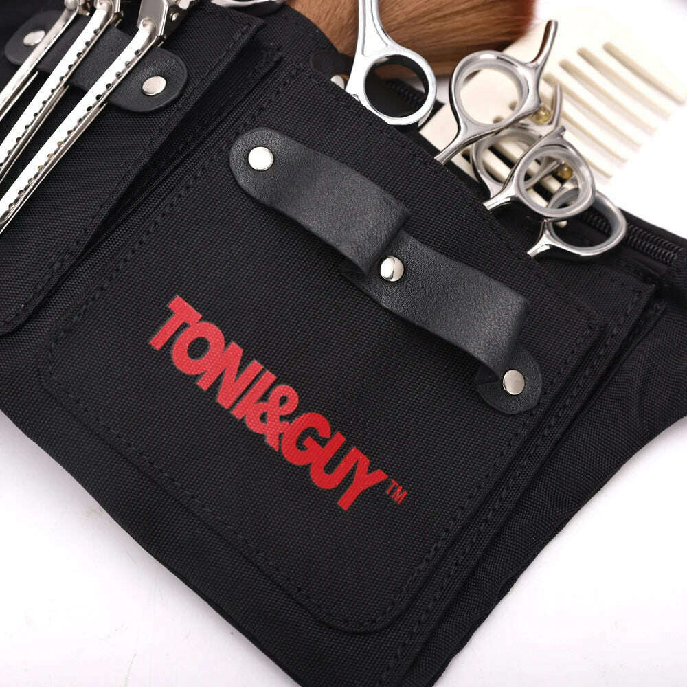 Salon Barber Scissors Bag Clips Shears Bags Hair Care Styling Tools Hairdressing Holster Pouch with Removable Belt - KIMLUD