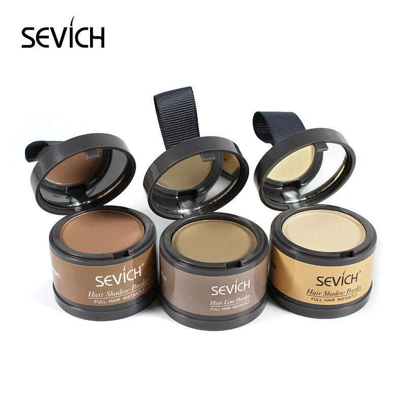 Sevich 8 color Hair Shadow Powder Repair Hair Shadow Hair line Modified Hair Concealer Natural Cover Instant Hair Fluffy Powder - KIMLUD
