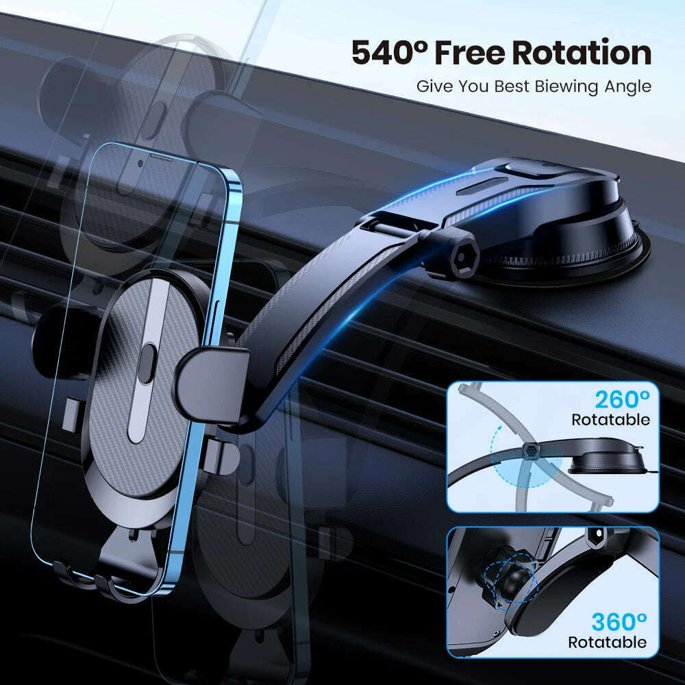 KIMLUD, TOPK Car Phone Holder Mount Cell Phone Mount for Car Dashboard for Universal Cars 360° Rotatable Mobile Phone Holde, KIMLUD Womens Clothes