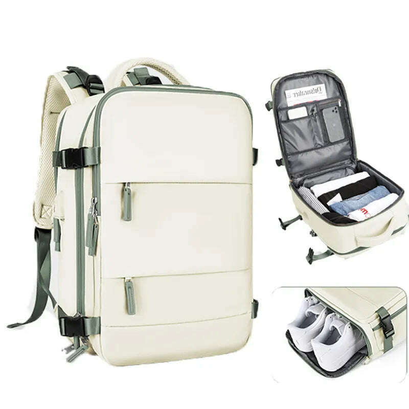 Travel Backpack for Women, Carry On Backpack,TSA Laptop Backpack Flight Approved, College Nurse Bag Casual Daypack for Weekender - KIMLUD
