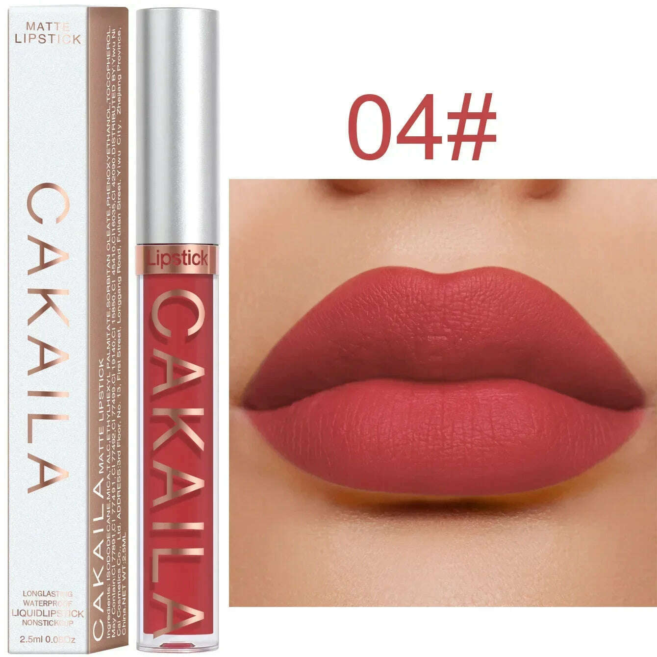 Waterproof Nude Lip Gloss 18Colors Lasting Velvet Matte Liquid Lipstick Moisturizing Non-stick Cup Lip Glaze Lip Makeup Cosmetic - KIMLUD
