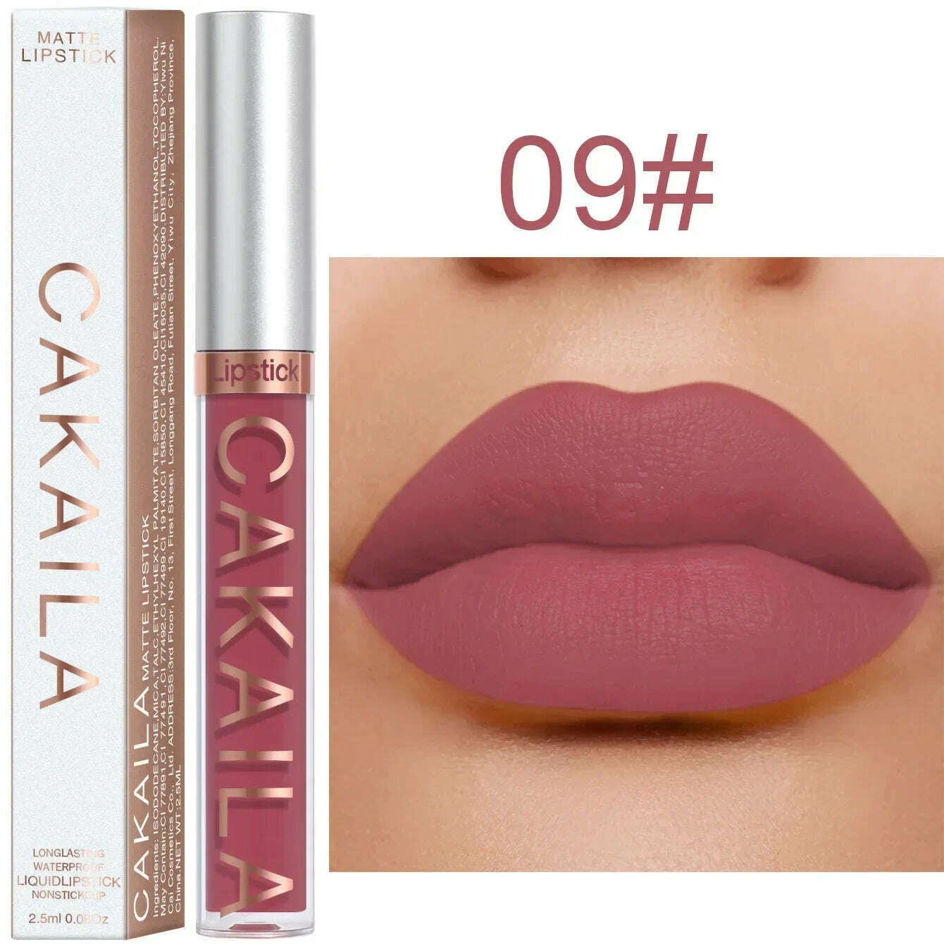 Waterproof Nude Lip Gloss 18Colors Lasting Velvet Matte Liquid Lipstick Moisturizing Non-stick Cup Lip Glaze Lip Makeup Cosmetic - KIMLUD