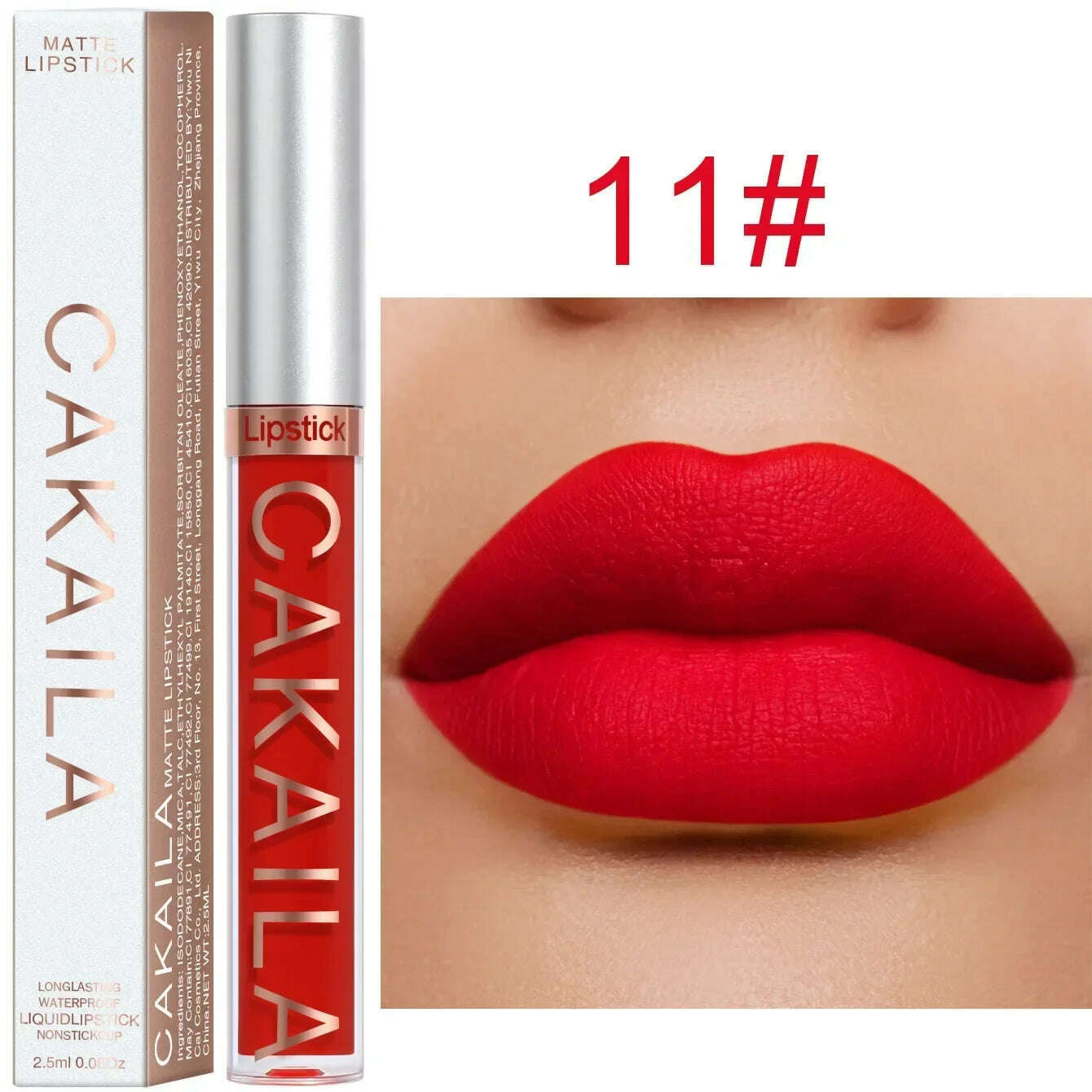 Waterproof Nude Lip Gloss 18Colors Lasting Velvet Matte Liquid Lipstick Moisturizing Non-stick Cup Lip Glaze Lip Makeup Cosmetic - KIMLUD