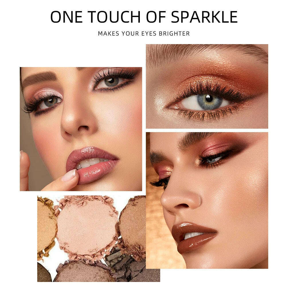 Waterproof Pearlescent Eyeshadow Pencil Stick 12 Colors Lasting Glitter Shimmer Eye Shadow Pen Eyeliner Stick Eyes Makeup Tools - KIMLUD
