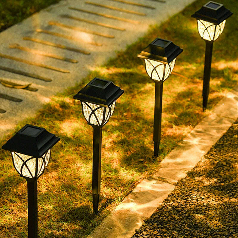 KIMLUD, 10 Pack Solar Yard Lights Bright Lawn Lights Outdoor Waterproof Led Solar Pathway Lights Landscape Path Lights, KIMLUD Womens Clothes