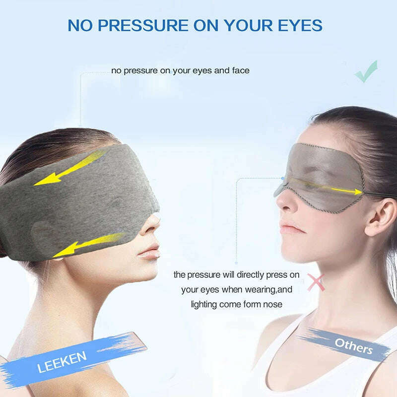 KIMLUD, 100% Cotton Silk Sleep Mask Blindfold Eye Cover Eye Patch Women Men Soft Portable Blindfold Travel Eyepatch Sleeping Eye Mask, KIMLUD Womens Clothes