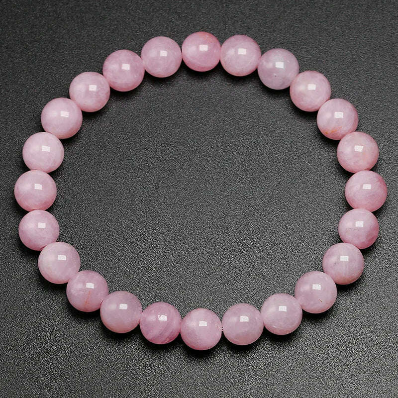 100% Natural AAAAA Women Bracelet Jewelry Pink Rose Quartz Bracelet Natural Stone Gemstone Chakras Bead Handmade Lover Gifts - KIMLUD