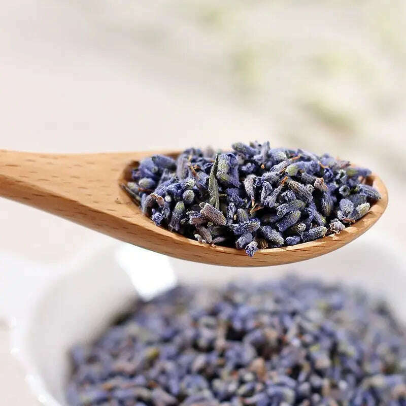 100% Top-quality Natural Bulk Lavender Dried Flowers Used For Bathing Incense Candles Making Sachets - KIMLUD