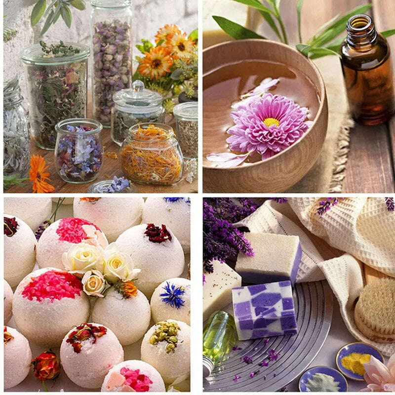 100% Top-quality Natural Bulk Lavender Dried Flowers Used For Bathing Incense Candles Making Sachets - KIMLUD