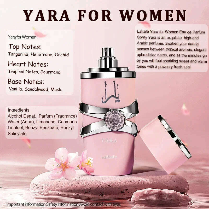 100ml Perfume Hombre Oil Original Eau De Parfum Body Spray Deodorants Men Women Gift Yara Mor Tous Asad Femme Lasting Fragrances - KIMLUD