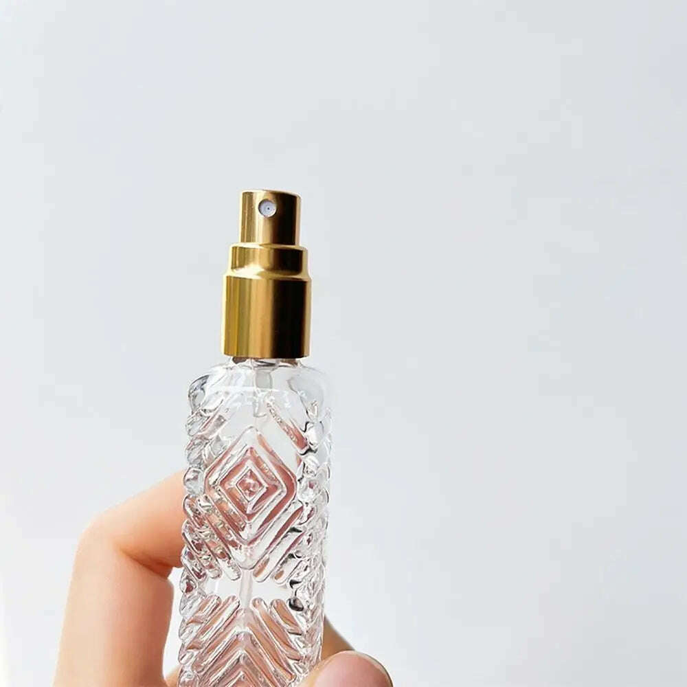 KIMLUD, 10/12 ML Perfume Spray Bottle High Quality Perfume Atomizer Protable Travel Refillable Cosmetic Container Liquid Bottle, KIMLUD Womens Clothes