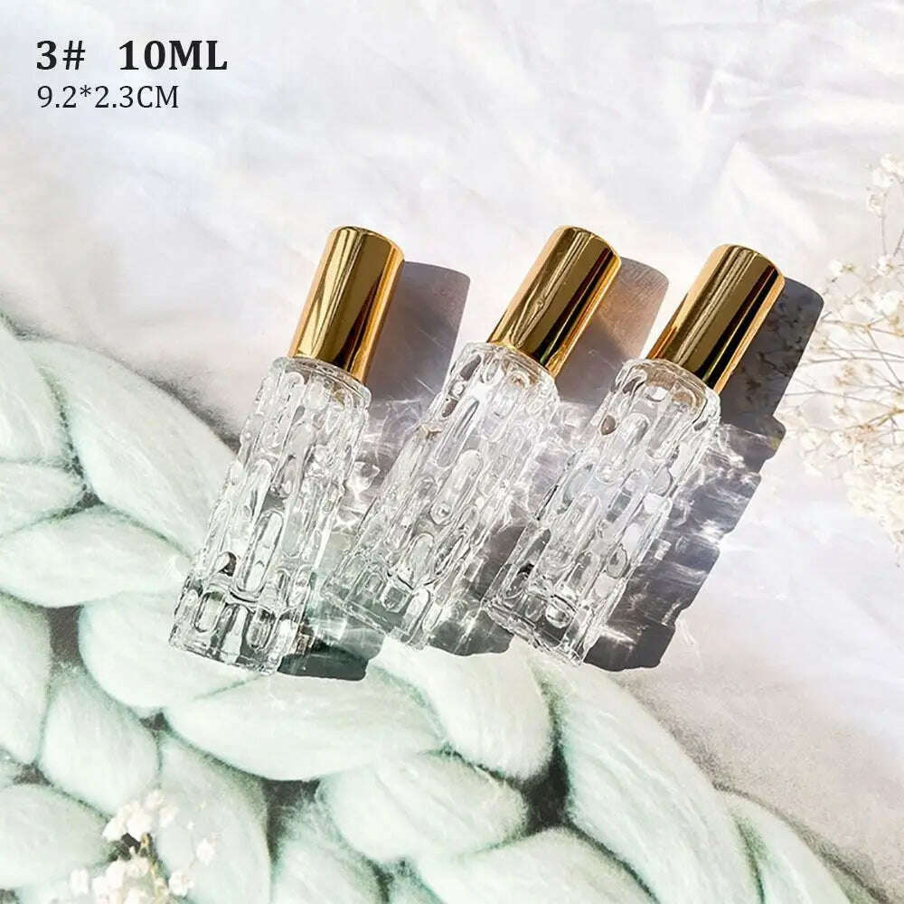 10/12 ML Perfume Spray Bottle High Quality Perfume Atomizer Protable Travel Refillable Cosmetic Container Liquid Bottle - KIMLUD