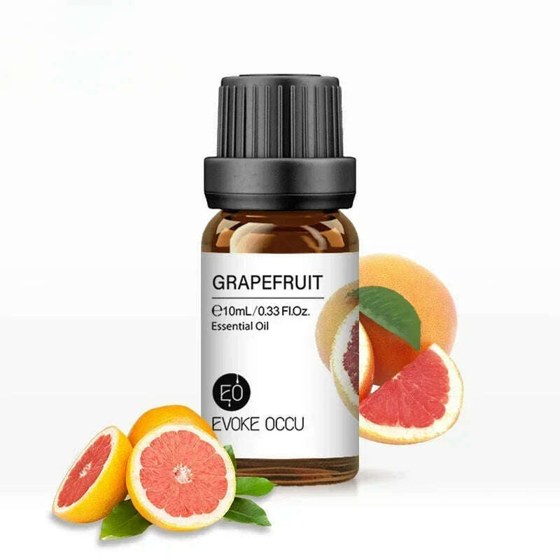 10ML Essential Oils for Diffuser Humidifier Aroma Oil Vanilla Eucalyptus Jasmine Rose Lavender Rosemary Peppermint Tea Tree - KIMLUD