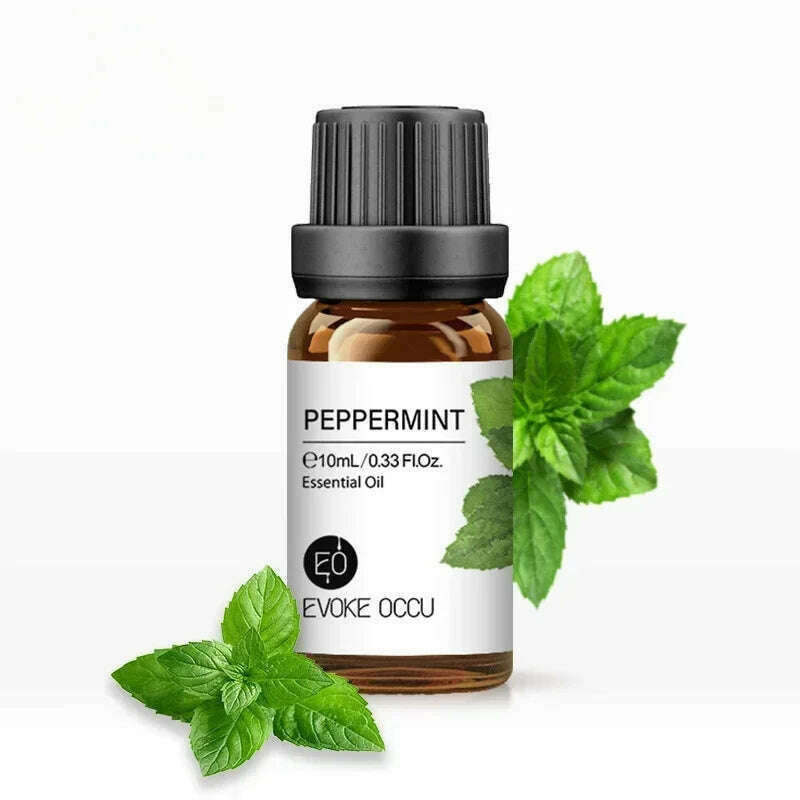 10ML Essential Oils for Diffuser Humidifier Aroma Oil Vanilla Eucalyptus Jasmine Rose Lavender Rosemary Peppermint Tea Tree - KIMLUD