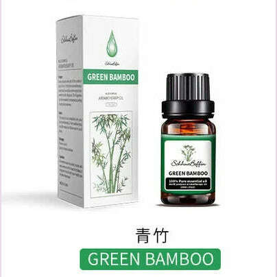 KIMLUD, 10ml Lavender Green Tea Plant Essential Oil Natural Aromatherapy Fragrance Humidifier Water Soluble Massage Essential Oil, Green Bamboo, KIMLUD APPAREL - Womens Clothes