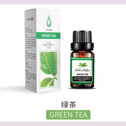 10ml Lavender Green Tea Plant Essential Oil Natural Aromatherapy Fragrance Humidifier Water Soluble Massage Essential Oil - KIMLUD