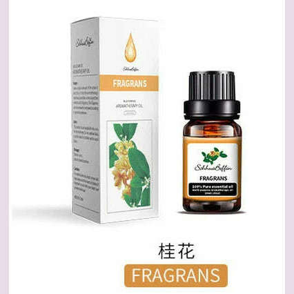 KIMLUD, 10ml Lavender Green Tea Plant Essential Oil Natural Aromatherapy Fragrance Humidifier Water Soluble Massage Essential Oil, Osmanthus Fragrance, KIMLUD APPAREL - Womens Clothes