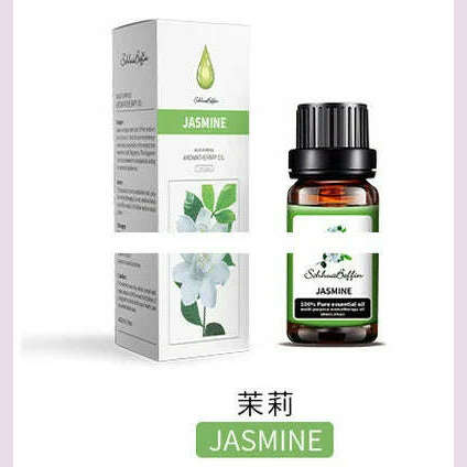 KIMLUD, 10ml Lavender Green Tea Plant Essential Oil Natural Aromatherapy Fragrance Humidifier Water Soluble Massage Essential Oil, Jasmine, KIMLUD APPAREL - Womens Clothes