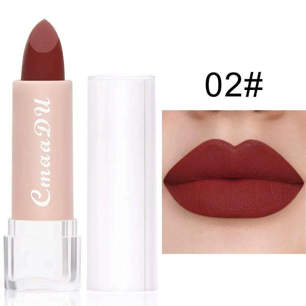 KIMLUD, 12 Color Lipstick Lip Makeup Sexy Woman Velvet Matte Lipgross Tint For Lips Long Lasting Waterproof Non-stick Cup Lip Cosmetics, B2 / CHINA, KIMLUD APPAREL - Womens Clothes