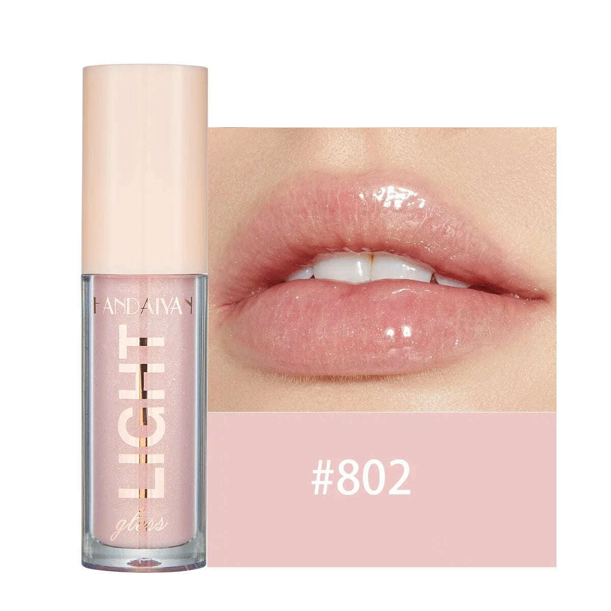 KIMLUD, 12 Colors Lip Gloss Moisturizing Mirror Shimmer Pearly Liquid Lipstick Tint Waterproof Long Lasting Lip Glaze Sexy Lips Makeup, 802, KIMLUD APPAREL - Womens Clothes