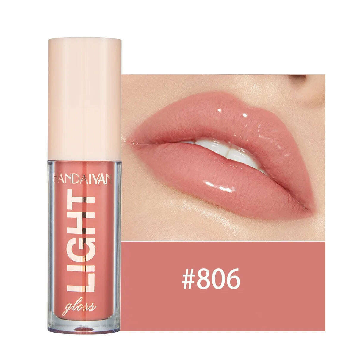 KIMLUD, 12 Colors Lip Gloss Moisturizing Mirror Shimmer Pearly Liquid Lipstick Tint Waterproof Long Lasting Lip Glaze Sexy Lips Makeup, 806, KIMLUD APPAREL - Womens Clothes